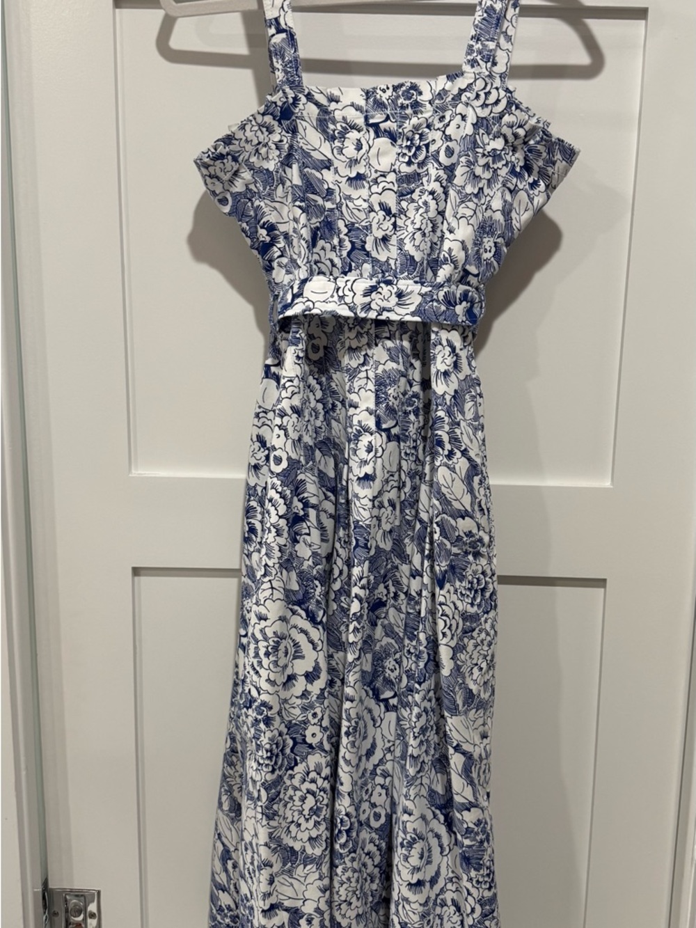 Cing à Sept Floral Print A-Line Dress.  Size 4 - Picture 8 of 12